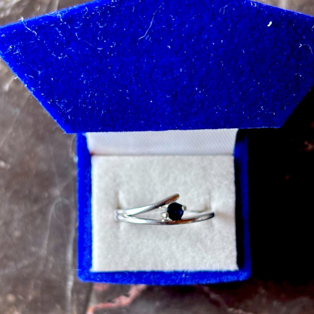 Sterling silver Sapphire ring